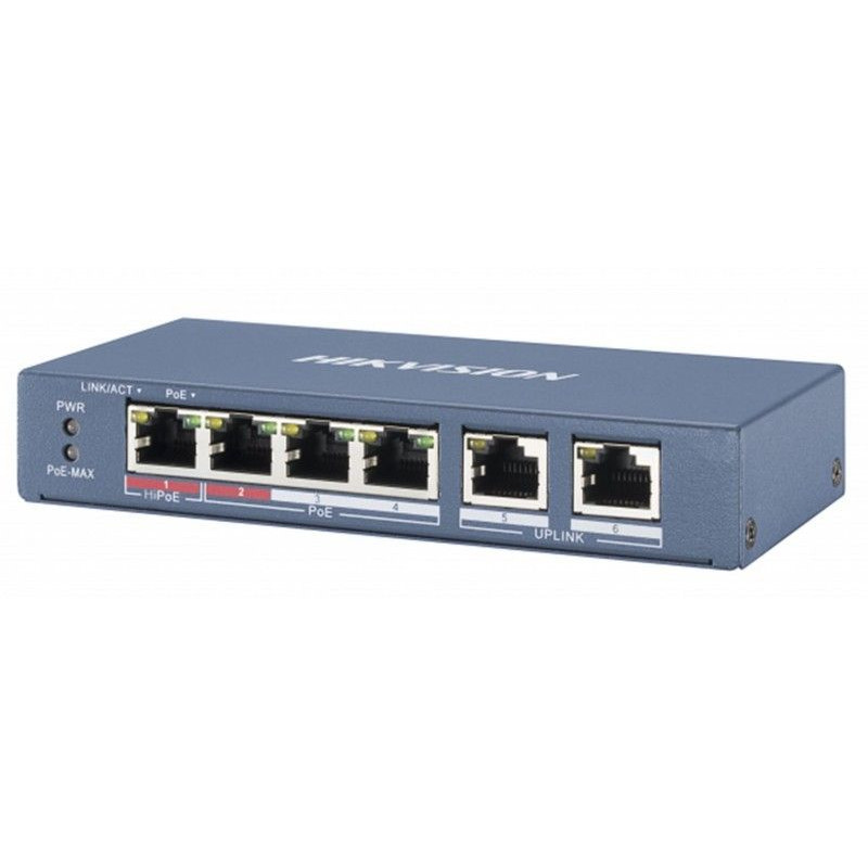 HIKVISION DS-3E0106P-E/M - PoE switch HIKVISION DS-3E0106P-E/M - PoE switch