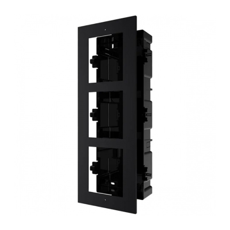 Hikvision DS-KD-ACF3/Black, Zápustný rám pre modulárny videovrátnik...