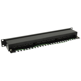 19" Patch panel NRPP-24 x RJ45 CAT6 -1U - RACK skrine a príslušenstvo
