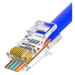 Konektory univerzálny EASY konektor RJ45 UTP 8p8c - 10ks - Inštalač...