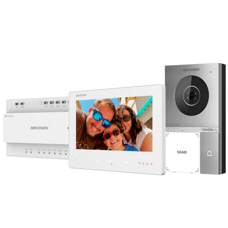 Hikvision DS-KIS706EY- DS-KH7300EY-WTE2, DS-KV7413EY-IME2- 2vodicov...