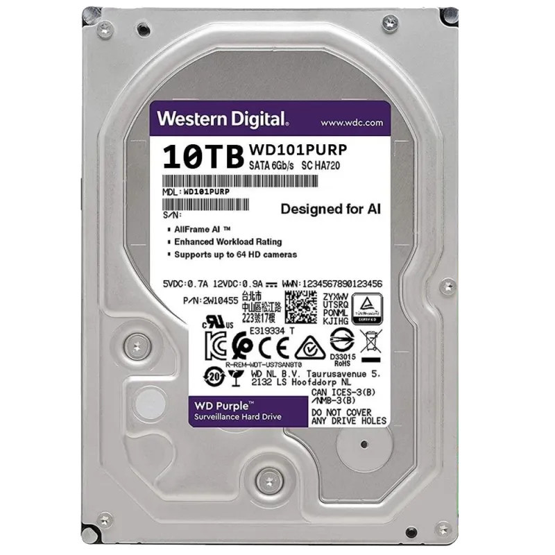 WD/Purple 10TB SATA2