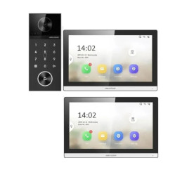 Hikvision DS-KIS612-P IP-set, 2x monitor, PoE, WIFI, 2x výstup - Pr...