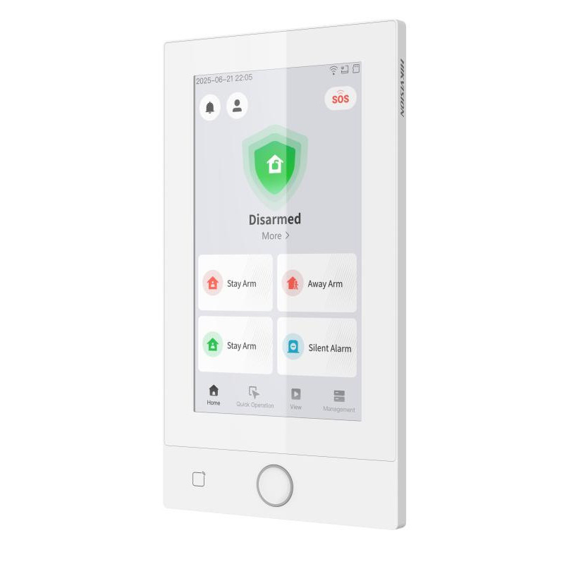 Hikvision AXPRO DS-PK670MDW-HWE dotyková 7" zbernicová klávesnica -...