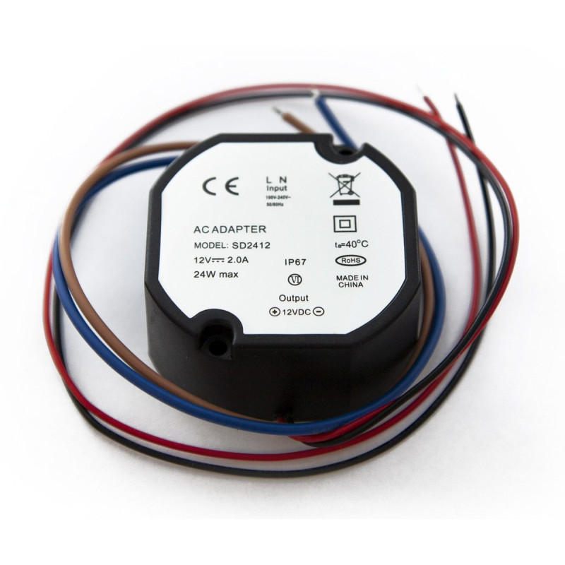 Napájací zdroj SD24 -12V/1500mA Napájací zdroj SD24 -12V/1500mA