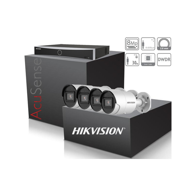 SET-4-HIKVISION-8MP-IP-AcuSense-DS-2CD2083G2-IU-UHD4K-IR30m - KAMERY SET-4-HIKVISION-8MP-IP-AcuSense-DS-2CD2083G2-IU-UHD4K-IR30m - KAMERY